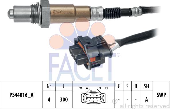 FACET 10.8267 - Sonda lambda www.autoricambi360.it