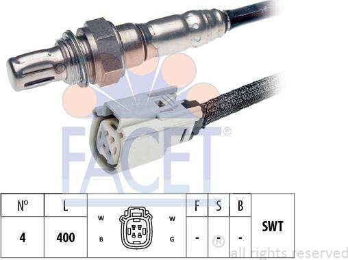 FACET 10.8217 - Sonda lambda www.autoricambi360.it