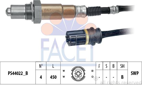 FACET 10.8285 - Sonda lambda www.autoricambi360.it