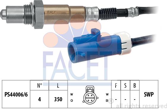 FACET 10.8224 - Sonda lambda www.autoricambi360.it