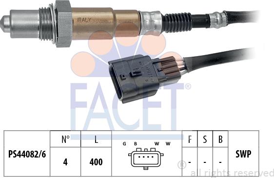 FACET 10.8225 - Sonda lambda www.autoricambi360.it