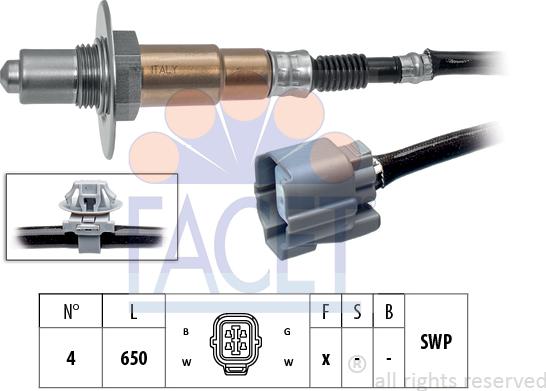 FACET 10.8223 - Sonda lambda www.autoricambi360.it