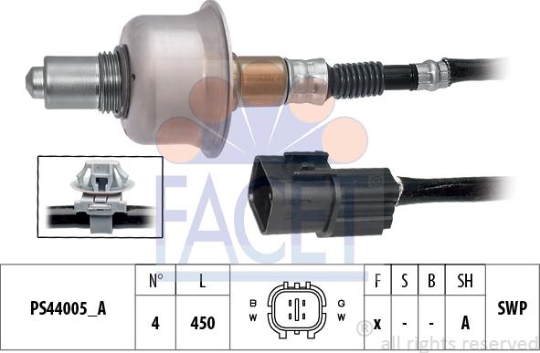 FACET 10.8279 - Sonda lambda www.autoricambi360.it