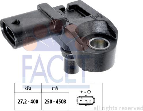 FACET 10.3210 - Sensore pressione aria, Aggiustaggio altimetrico www.autoricambi360.it
