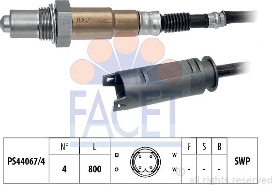 FACET 10.7964 - Sonda lambda www.autoricambi360.it