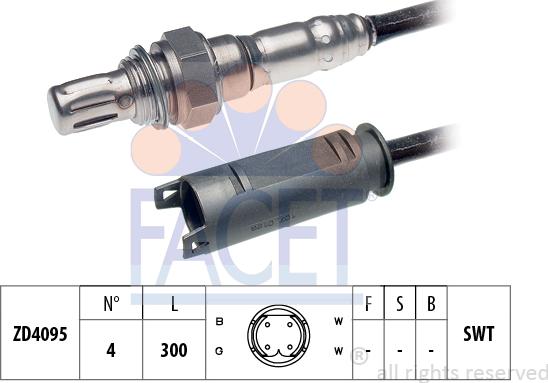 FACET 10.7963 - Sonda lambda www.autoricambi360.it