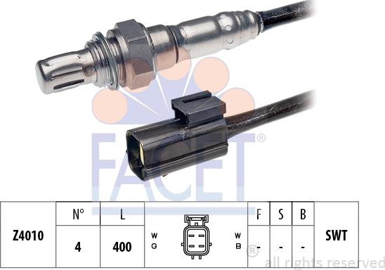 FACET 10.7914 - Sonda lambda www.autoricambi360.it