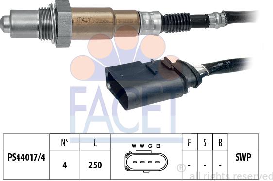 FACET 10.7920 - Sonda lambda www.autoricambi360.it