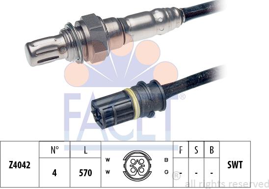 FACET 10.7927 - Sonda lambda www.autoricambi360.it
