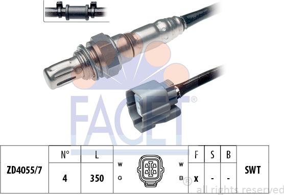 FACET 10.7495 - Sonda lambda www.autoricambi360.it