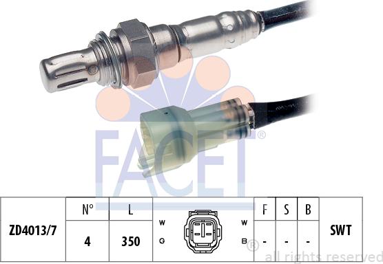 FACET 10.7488 - Sonda lambda www.autoricambi360.it