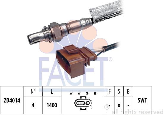 FACET 10.7428 - Sonda lambda www.autoricambi360.it