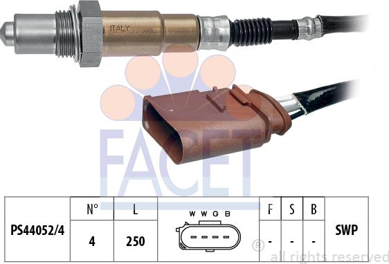 FACET 10.7595 - Sonda lambda www.autoricambi360.it