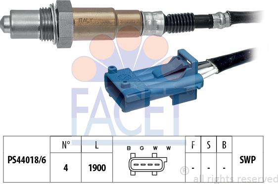 FACET 10.7688 - Sonda lambda www.autoricambi360.it