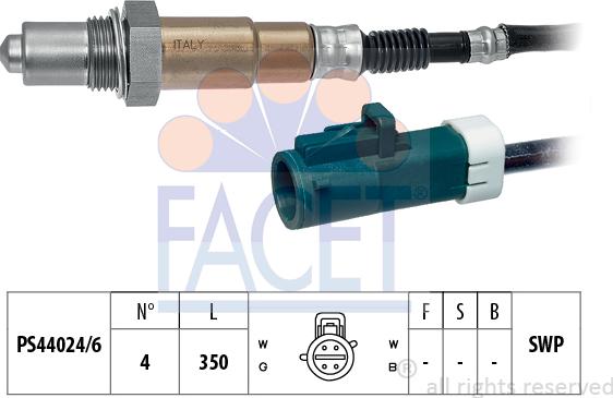 FACET 10.7679 - Sonda lambda www.autoricambi360.it