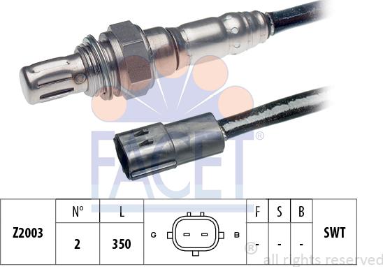 FACET 10.7091 - Sonda lambda www.autoricambi360.it