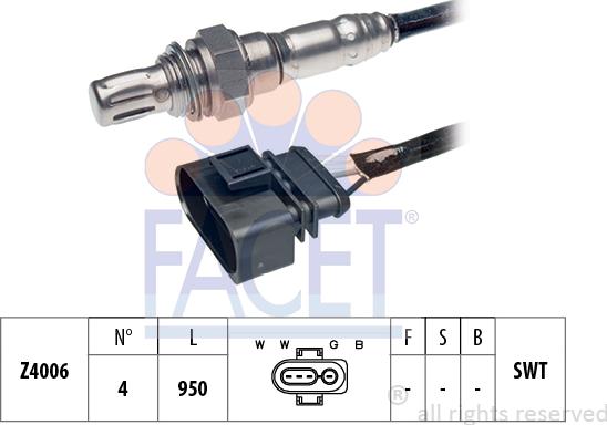 FACET 10.7049 - Sonda lambda www.autoricambi360.it