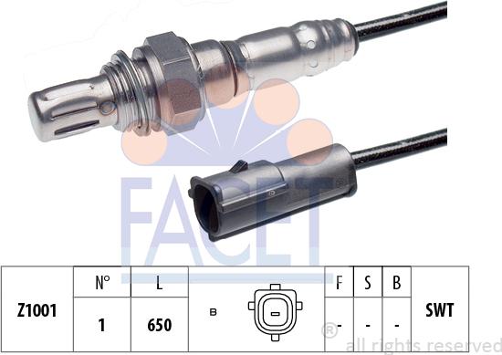 FACET 10.7046 - Sonda lambda www.autoricambi360.it