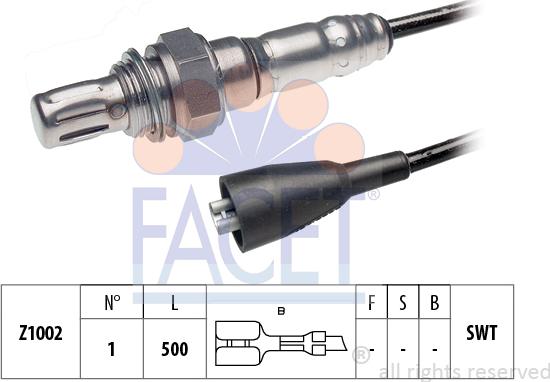 FACET 10.7047 - Sonda lambda www.autoricambi360.it