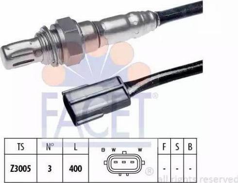 FACET 10.7055 - Sonda lambda www.autoricambi360.it