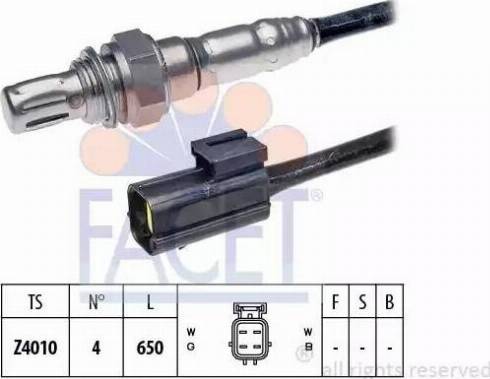 FACET 10.7057 - Sonda lambda www.autoricambi360.it