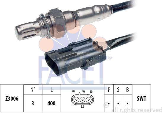 FACET 10.7062 - Sonda lambda www.autoricambi360.it