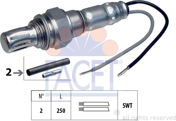 FACET 10.7002 - Sonda lambda www.autoricambi360.it