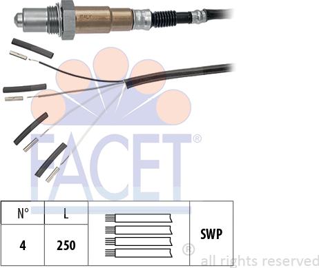 FACET 10.7008 - Sonda lambda www.autoricambi360.it