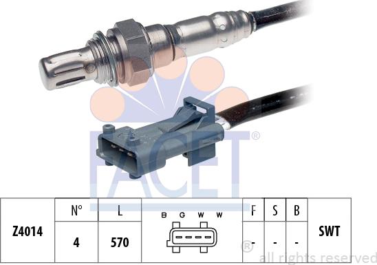 FACET 10.7082 - Sonda lambda www.autoricambi360.it