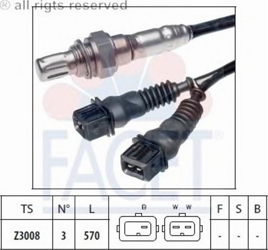 FACET 107079 - Sonda lambda www.autoricambi360.it