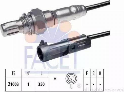 FACET 10.7072 - Sonda lambda www.autoricambi360.it