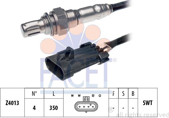 FACET 10.7077 - Sonda lambda www.autoricambi360.it