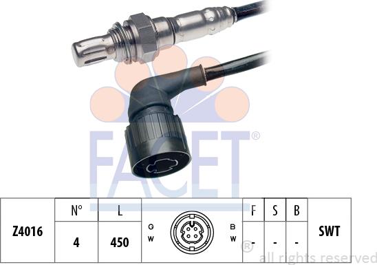 FACET 10.7101 - Sonda lambda www.autoricambi360.it