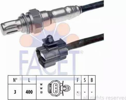 FACET 10.7110 - Sonda lambda www.autoricambi360.it