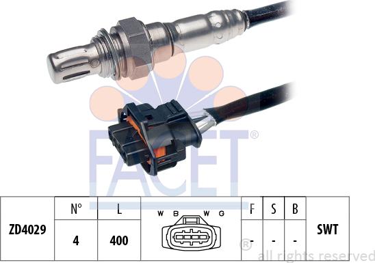 FACET 10.7343 - Sonda lambda www.autoricambi360.it