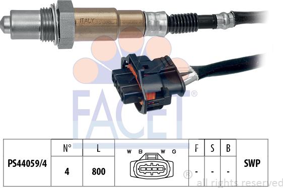 FACET 10.7342 - Sonda lambda www.autoricambi360.it