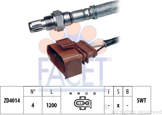 FACET 10.7304 - Sonda lambda www.autoricambi360.it