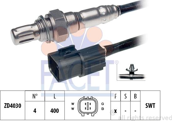 FACET 10.7389 - Sonda lambda www.autoricambi360.it