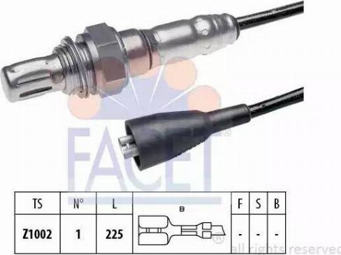 FACET 10.7383 - Sonda lambda www.autoricambi360.it