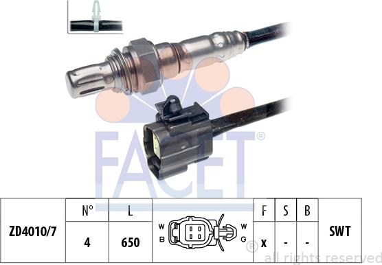 FACET 10.7225 - Sonda lambda www.autoricambi360.it