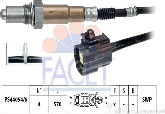 FACET 10.7226 - Sonda lambda www.autoricambi360.it