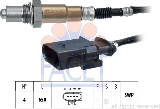 FACET 10.7750 - Sonda lambda www.autoricambi360.it
