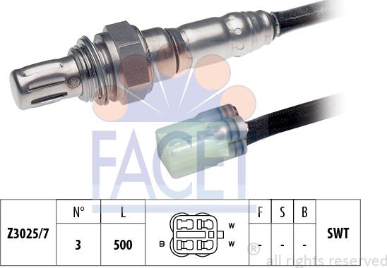 FACET 10.7786 - Sonda lambda www.autoricambi360.it