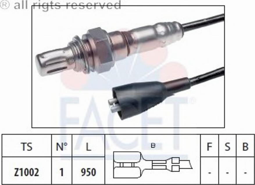 FACET 10.7723 - Sonda lambda www.autoricambi360.it