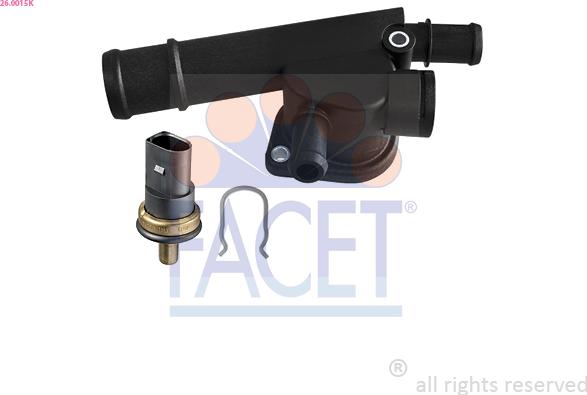 FACET 26.0015K - Termostato, Refrigerante www.autoricambi360.it