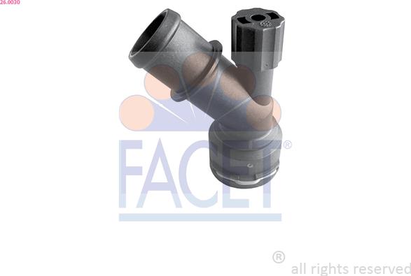 FACET 26.0030 - Flangia d. refrigerante www.autoricambi360.it