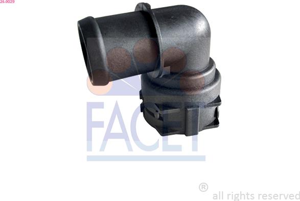 FACET 26.0029 - Flangia d. refrigerante www.autoricambi360.it