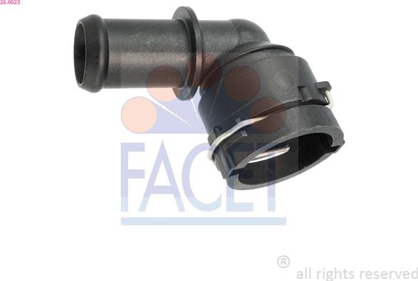FACET 26.0023 - Flangia d. refrigerante www.autoricambi360.it