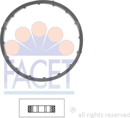 FACET 7.9555 - Guarnizione, Termostato www.autoricambi360.it