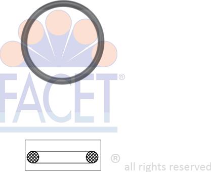 FACET 7.9660 - Guarnizione, Termostato www.autoricambi360.it